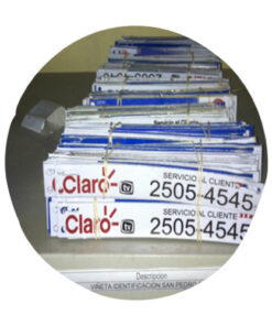 Viñetas de identificacion para identificar la Instalación Nueva